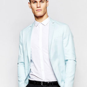 Slim Fit Cotton Blazer